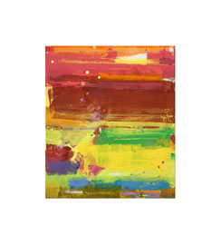 2024, Pigmente und Binder auf Leinwand, 75 x 64 cm