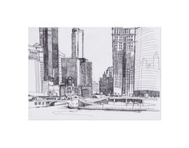 Chicago Drawing_36, 2025, Bleistift auf Papier, 14,8 x 21 cm