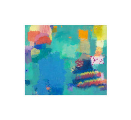 2025, Pigmente und Binder auf Leinwand, 60 x 70 cm