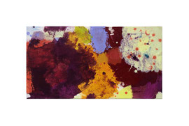 2024, Pigmente und Binder auf Leinwand, 45 x 85 cm