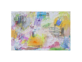 Papillon_20, 2026, Ölpastell auf Karton, 11,5 x 17,5 cm