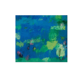 2025, Pigmente und Binder auf Baumwolle, 45 x 50 cm