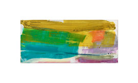 2025, Pigmente und Binder auf Leinwand, 75 x 170 cm