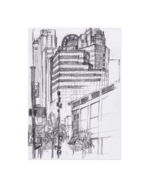 Chicago_24, 2025, Bleistift auf Papier, 21 x 14,8 cm