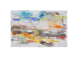 Papillon_29, 2026, Farbstift auf Karton, 11,5 x 17,5 cm