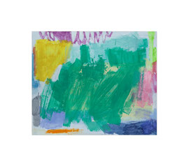 2023, Pigmente und Binder auf Leinwand, 100 x 120 cm
