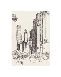 Chicago_15, 2025, Bleistift auf Papier, 21 x 14,8 cm