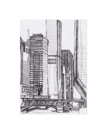 Chicago_5, 2025, Bleistift auf Papier, 21 x 14,8 cm