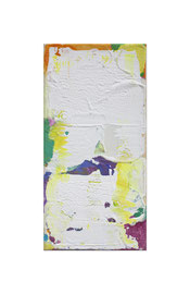 2013, Pigmente und Binder auf Leinwand, 40 x 20 cm