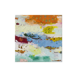 2018, Pigmente und Binder auf Leinwand, 40 x 40 cm