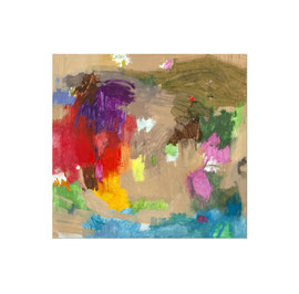 2021, Pigmente und Binder auf Baumwolle, 110 x 116 cm