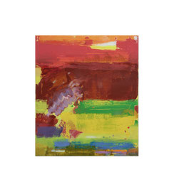 2024, Pigmente und Binder auf Leinwand, 75 x 64 cm