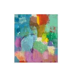 2023, Pigmente und Binder auf Baumwolle, 100 x 90 cm