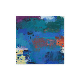 2018, Pigmente und Binder auf Leinwand, 80 x 80 cm