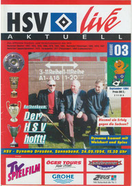 24.09.1994 Nr.3 HSV-Dynamo Dresden