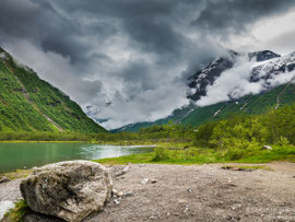 Norwegen, Sogn og Fjordane, am Rand des Jostedalsbreen Gletscher, 30.05.2017