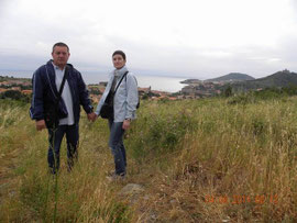 Anant cap a la platja de Cotlliure