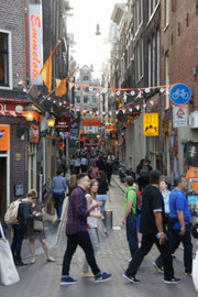 Els carrers d' Amsterdam esten a vessar