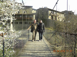 El pont penjant de Rupit