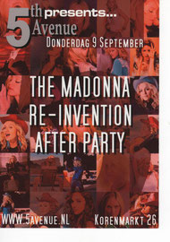 THE MADONNA RE-INVENTION AFTER PARTY