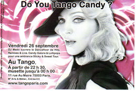 TANGOPARIS VENDREDI 26 SEPTEMBRE