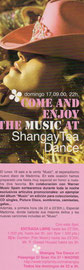 THE MUSIC AT SHANGAY TEA DANCE 17/09/2000