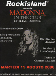 ROCKISLAND /OFFICIAL TOUR 2006/ITALY