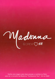 MADONNA H ET M LONDON OR PARIS/SPANISH