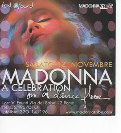 MADONNA A CELEBRATION ON A DANCE FLOOR