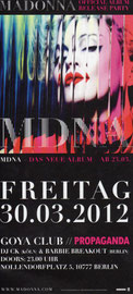 MDNA FREITAG 30.03.2012