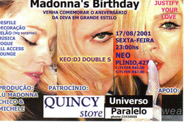 MADONNA'S BIRTHDAY