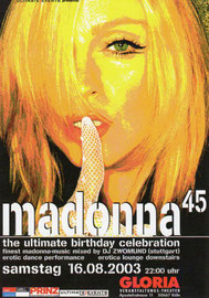 THE ULTIMATE BIRTHDAY CELEBRATION 16.08.2003