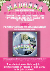 MADONNA WHAT IT FEELS LIKE FOR A GIRL