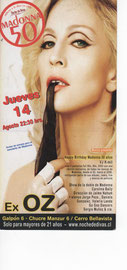 MADONNA 50 JUEVES 14 AGOSTO