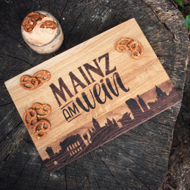 Frühstücksbrett "Mainz am Wein"