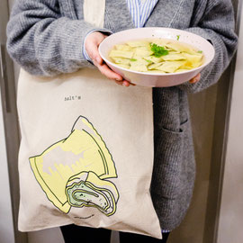 Jutebeutel "Halt's Maultasche"