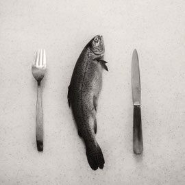 Fish creatif noir et blanc