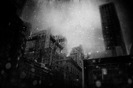 New York with snow texture work ,Salon International , Inde 2018 Acceptée