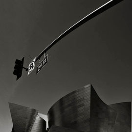 Los Angeles photo noir et blanc digital 