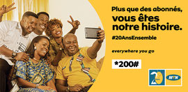 Campagne: MTN20, Directeur artistique: Bibi benzo, Photographe: Zacharie Ngnogue, Agence: MW DDB, Client: MTN CAMEROON, Année: 2020
