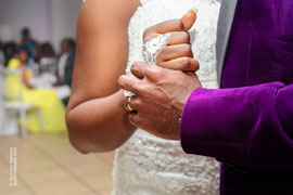 Photographie de mariage, détails couple