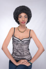 Beauté-cheveux, Valerie Ayena, miss Cameroun 2013, portrait