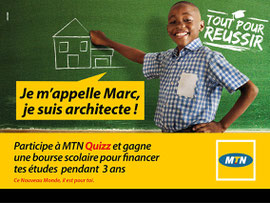 Campagne: MTN Back to School 2015, Directeur artistique: Bibi Benzo, Photographe: Zacharie Ngnogue, Agence: MW DDB, Client: MTN CAMEROON