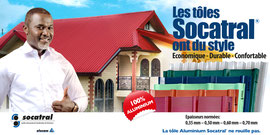 Campagne: Tole SOCATRAL, Directeur artistique: Bibi Benzo, Photographe: Zacharie Ngnogue, Agence: MW DDB, Client: SOCATRAL