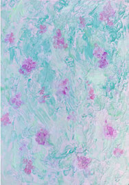 【Jardin de Paris】パリの庭, Acrylic on canvas, 23×16cm  2020  Sold Out