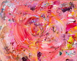 【Passion】Acrylic on canvas, 32×45cm 2020  Sold Out