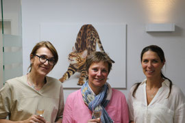 Tanja Niggemeyer, Dr. Angelika Drenssler, Dr. Nicola Rückert freuen sich über einen gelungenen Workshop