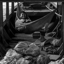 Begegnung am Mekong