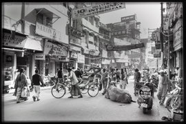 In den Strassen von Varanasi (Indien)