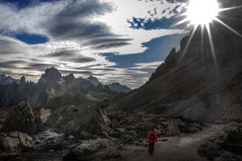 Eva in den Dolomiten